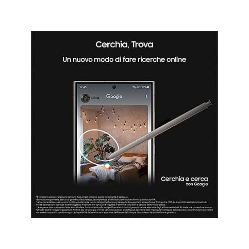 Samsung Galaxy S24 Ultra Gris Titanium 256 GB Smartphone 6,8 Pulgadas Dynamic AMOLED Snapdragon 5G